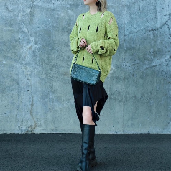 Theopen product cut-out cotton sweater - Picture 6 of 8